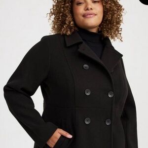 BNWT Torrid Double Breasted Pea Coat Sz 3X
